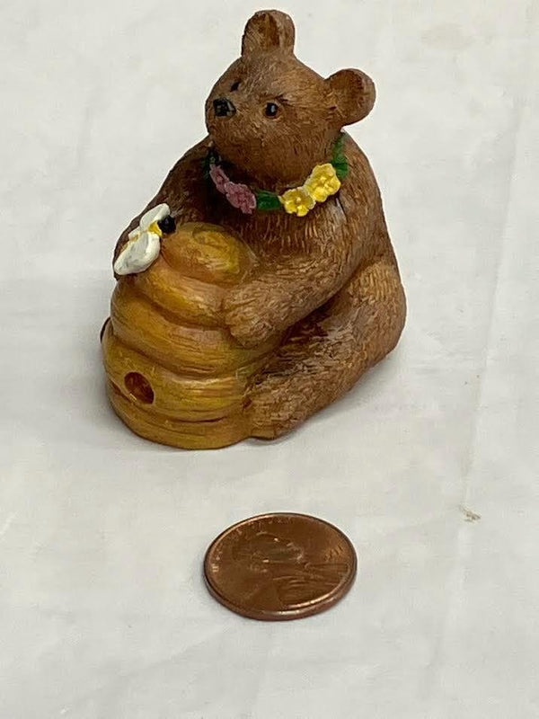 Miniature Bear with a Honey Pot