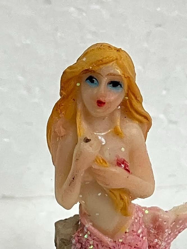 Micro Miniature Mermaid with a Pink Tail 2