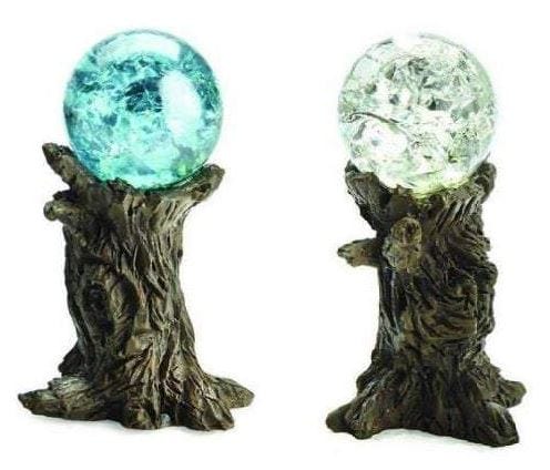 Choice of Blue or Clear Fairy Garden Gazing Ball