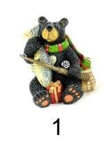 Choice of Holiday Black Bear Figurine