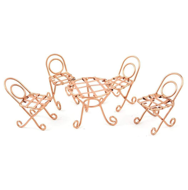 Copper Toned Table Set
