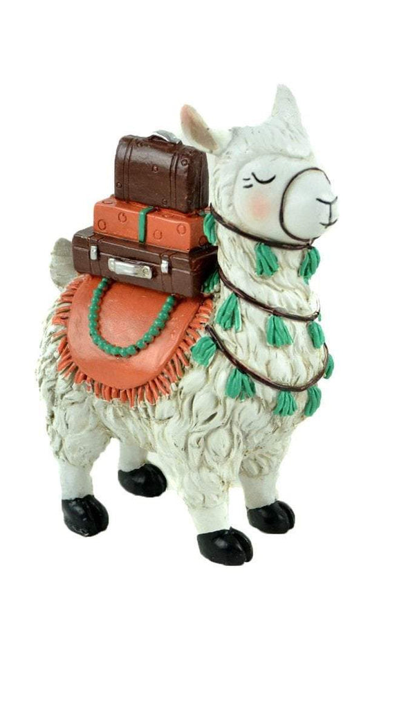 Standing Suitcase Llama