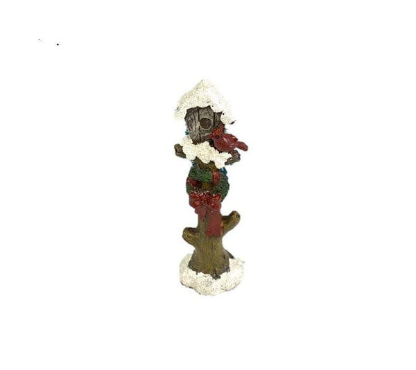 Christmas Bird House Miniature