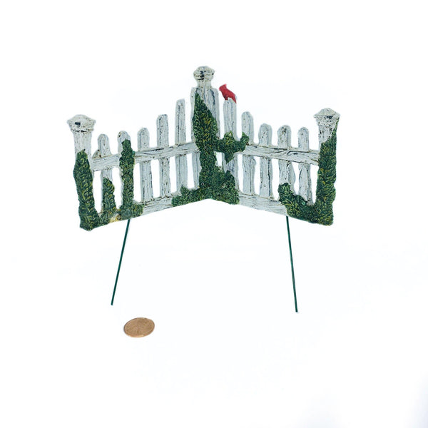 Choice of Red, White or Gray Miniature Corner Fence