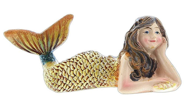 Choice of Pink Mermaid or Yellow Mermaid, Mermaid with Headphones, Daydreaming Mermaid, Beach Cake Topper