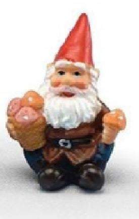 Miniature Gnomes, Set of 4 Fairy Garden Gnomes, Choice of 1.75" Gnome Set or 1.25" Gnome Set