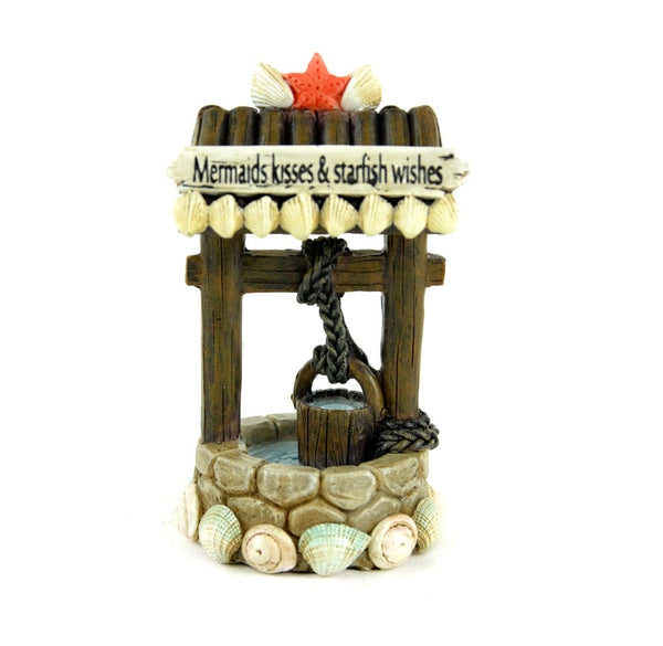 Mermaid Baby Beach Themed Fairy Garden Kit, Sleeping Mermaid Babies in a Summer Fairy Garden Set