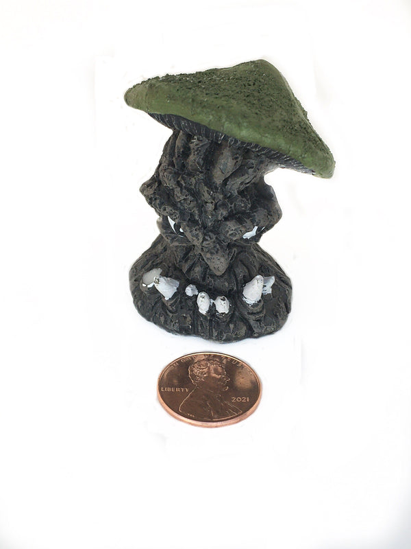 Sidney Vicious Mushroom Monster, Fairy Garden Mean Mushroom, Mythical Mushroom