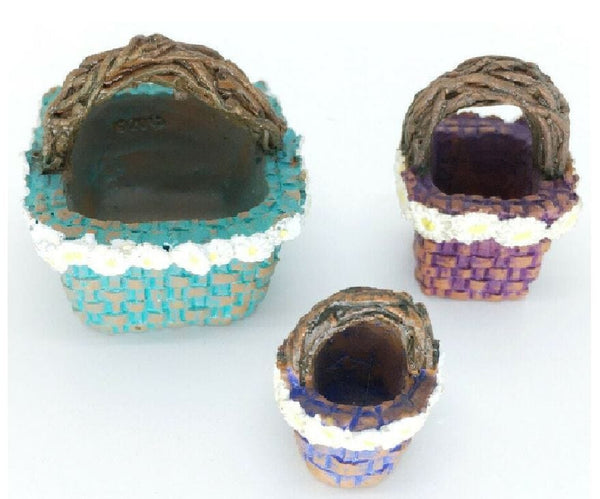 Dollhouse Daisy Basket Set