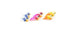 6 Miniature Birds on a Wire,  Set of Blue, Pink and Yellow Birds for Crafts and Decor