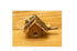 Miniature Wooden Birdhouse, Fairy Garden Birdhouse with Moss Roof