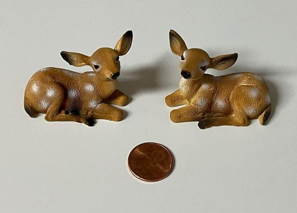 Miniature Pair of Fawns