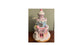Tabletop Glittery Easter Bunny Tier Cake House LED Light Cupcake Top