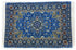 Dollhouse Miniature Blue Oriental Rug