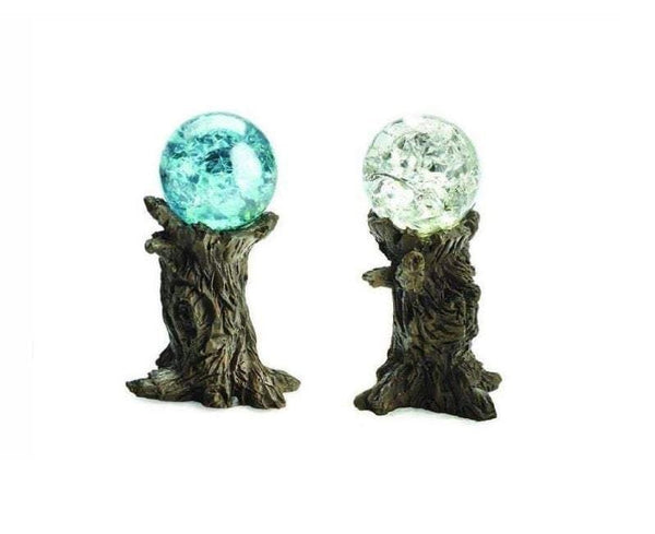 Choice of Blue or Clear Fairy Garden Gazing Ball
