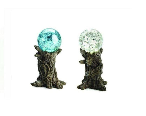 Choice of Blue or Clear Fairy Garden Gazing Ball