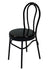 Black Metal Dollhouse Kitchen Chair