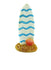 Blue and White Surfboard