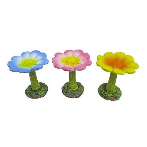 Pink Flower Birdbath