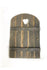 Micro Mini Wooden Door with Gold Doorknob