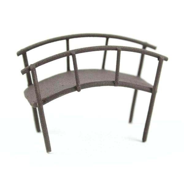 Rustic Brown Garden Bridge