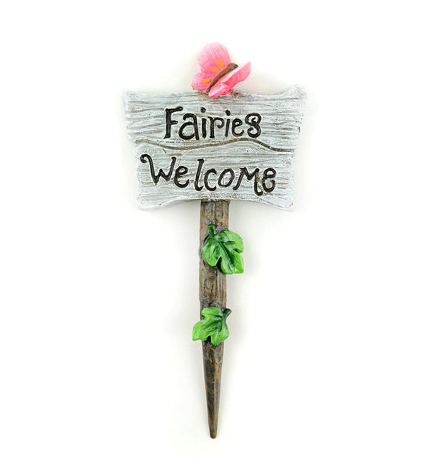 Fairies Welcome Sign