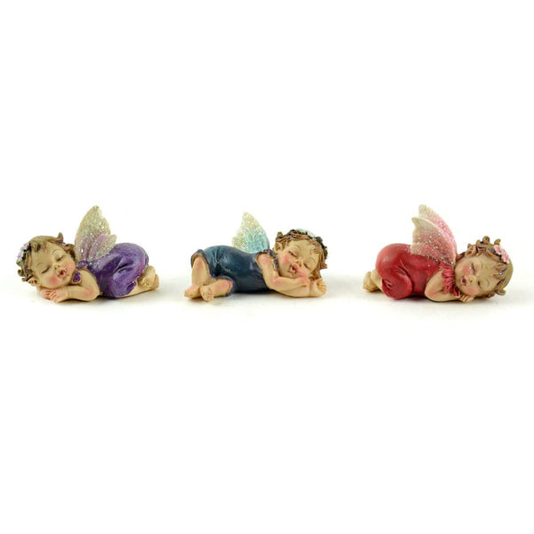 Sleeping Baby Fairy in Blue