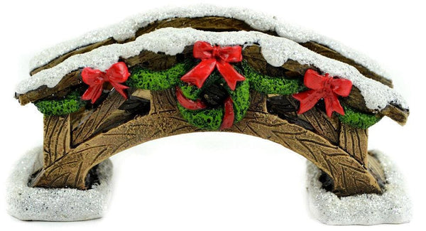 Holiday Snow Covered Bridge
