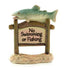 Miniature 'No Swimming or Fishing' Sign