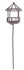 Rustic Brown Wire Bird Cage on Stand, 8&quot; Metal Bird Cage on Pick