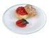 Dollhouse English Muffin on a Plate, Choice of Dollhouse Breakfast Plate, English Muffin with Strawberry or Jam
