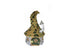 Wizards Shack Fairy House, 7" Tall Gray Stone House with Colorful Shingled Roof