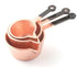 Dollhouse Copper Saucepans, Miniature Cooking Pots with a Spout, Dollhouse Kitchen