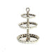 Dollhouse Miniature Metal 3 Tier Dessert Stand