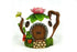 White Teapot House, Miniature Fairy Garden House,  Birthday or Holiday Gift Idea