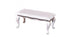 Dollhouse White Queen Ann Coffee Table, Miniature White Accent Table