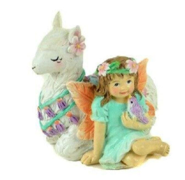 Llama with Sitting Fairy