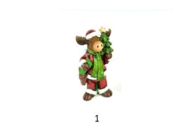 Choice of Christmas Moose Miniatures
